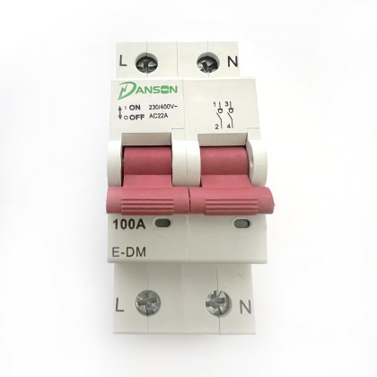 Danson Elegant E-DM 100A 100 Amp 2 Double Pole Isolator Main Switch Disconnector